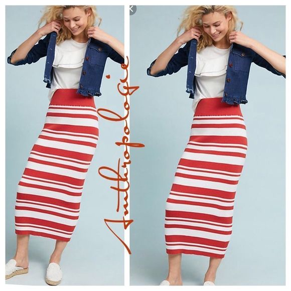 ANTHROPOLOGIE Simone midi skirt - Picture 2 of 3
